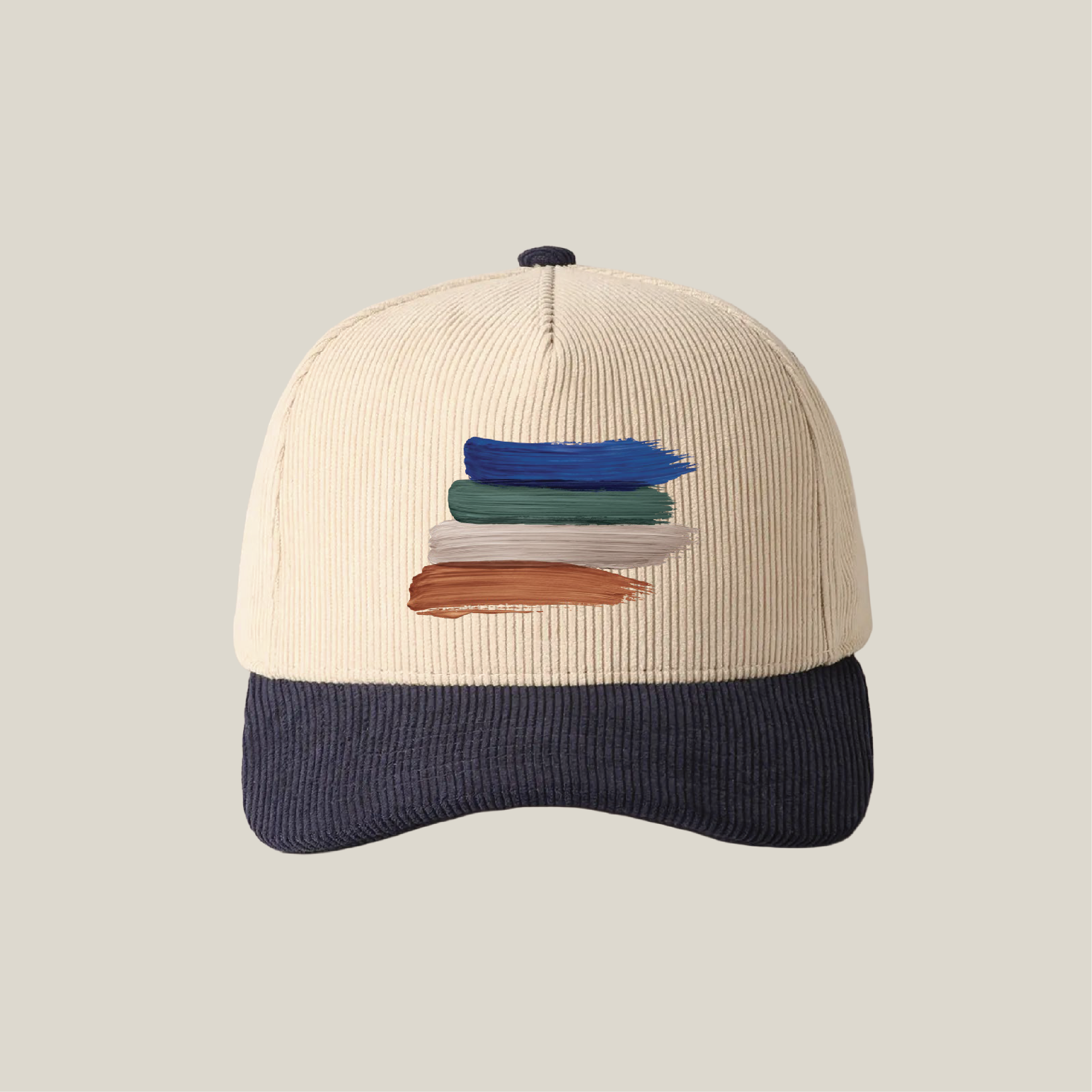 Ponzi Brushstrokes Corduroy Hat